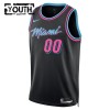 Dres Miami Heat Prilagođeni Nike 2025-26 City Edition Crno Swingman - Dječji